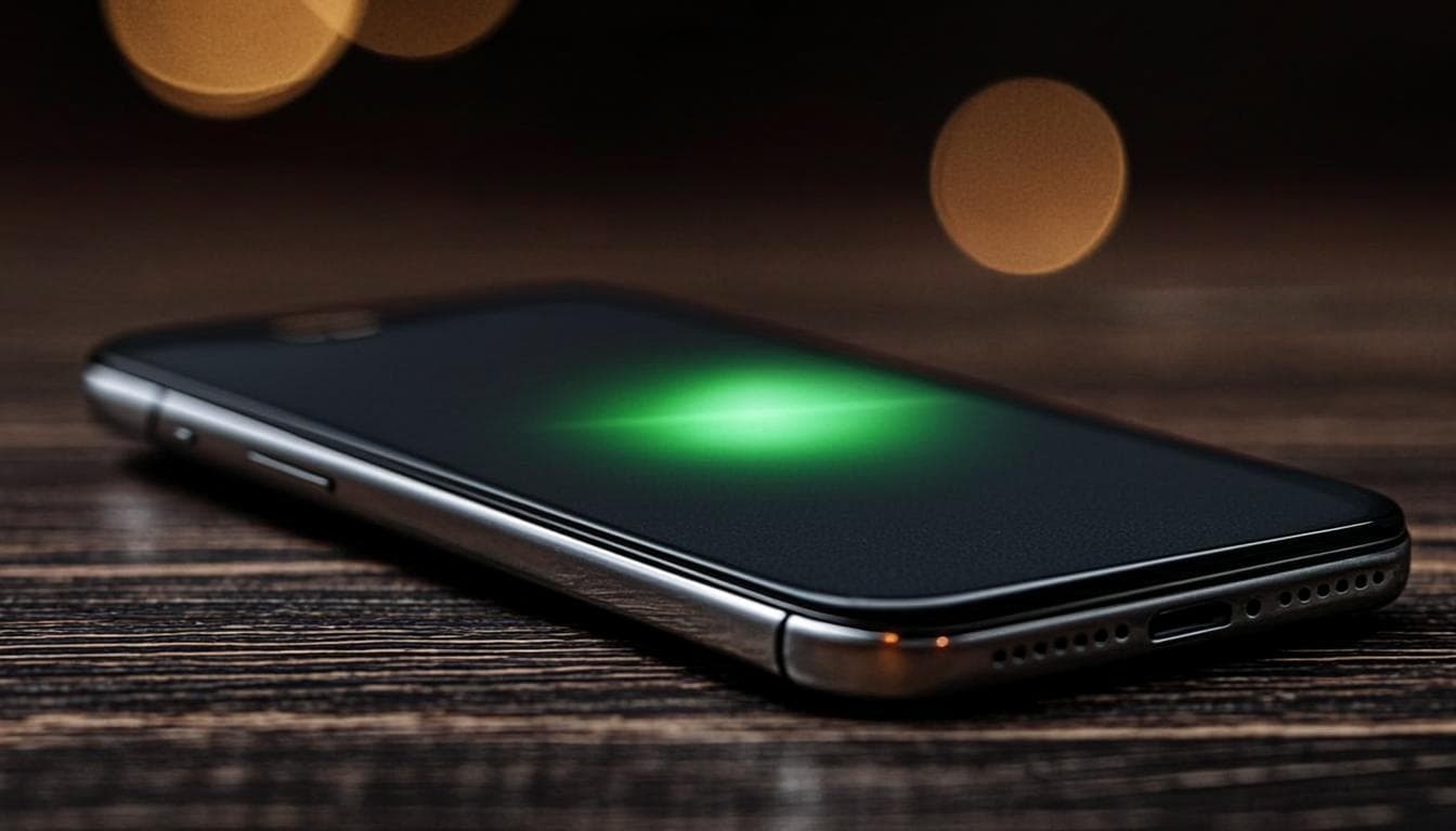 Unanswered customer messages glowing on a phone at night