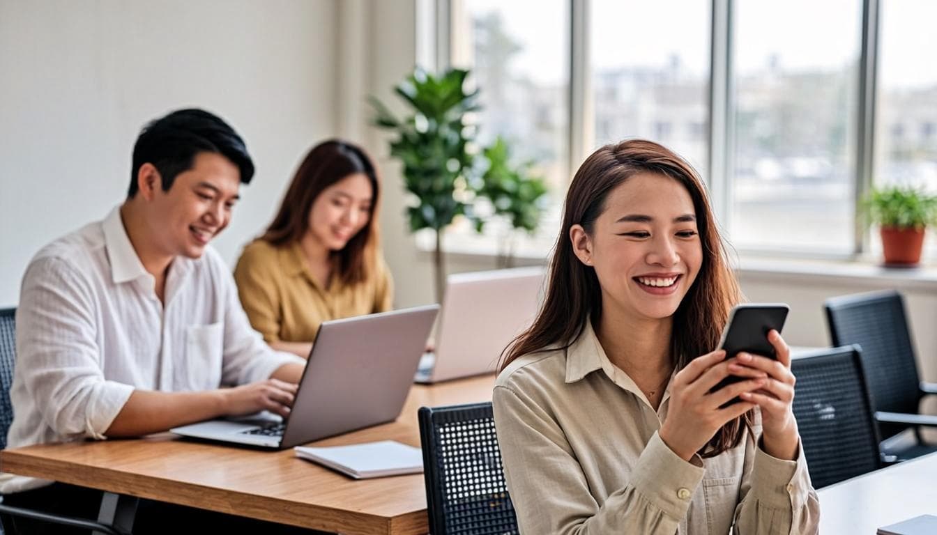 Team focusing on sales while AI handles the follow-ups