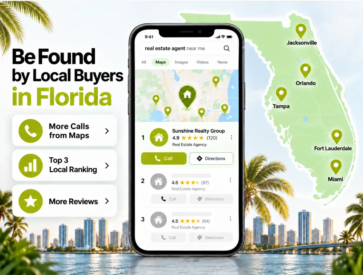 local seo for florida real estate agents