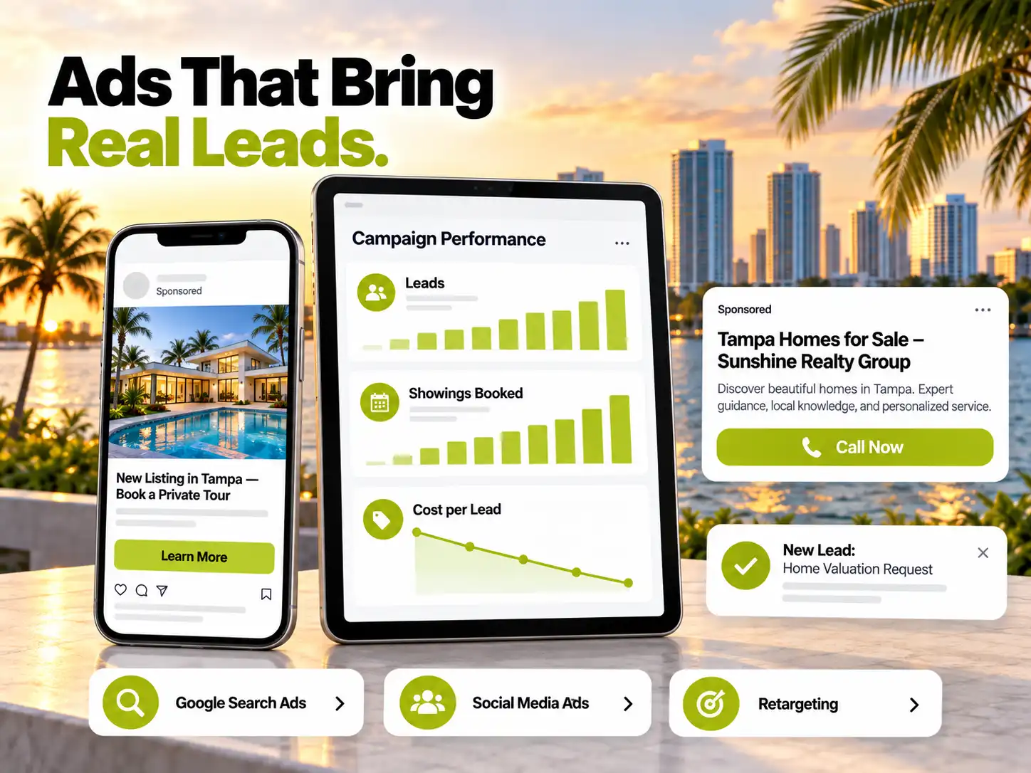 real estate paid advertising for florida agents